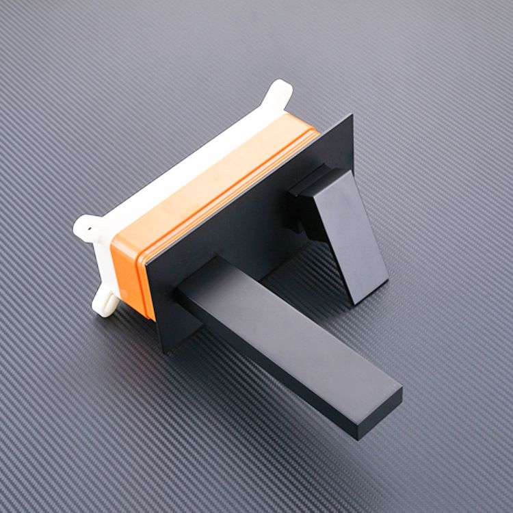 Modern Wall Mounted Faucets Copper Widespread Wall Mounted Bathroom Sink Faucet