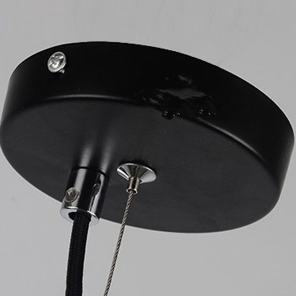 Gray Cement Hanging Light Fixtures Simplicity Suspension Pendant for Bedroom