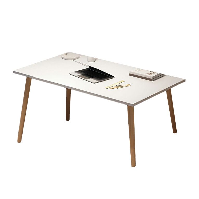 Home 28.74" Tall Writing Desk Parsons Base Wooden Writing Desk with Legs