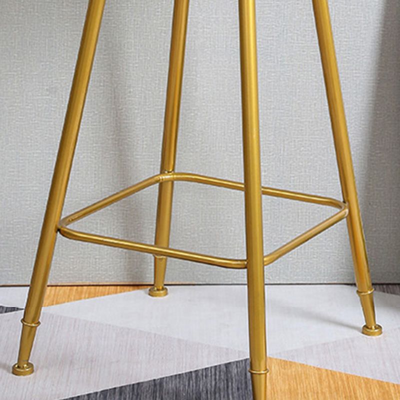Nordic Design Stackable Backless Barstools for Home Upholstered Bar Stools