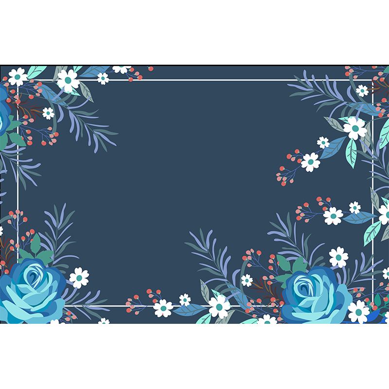 Mildew Resistant Tropical Plant Mural Eco-friendly Decorative Wallpaper for Home