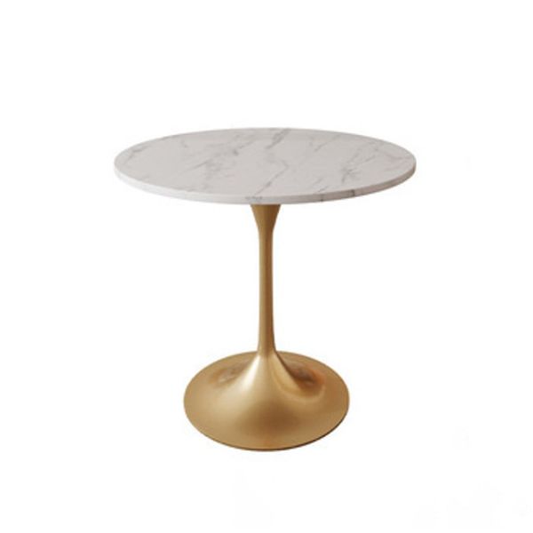 Glam Style 1/3/5 Pieces Dining Set with Stone Top Dining Furniture Set for Living Room