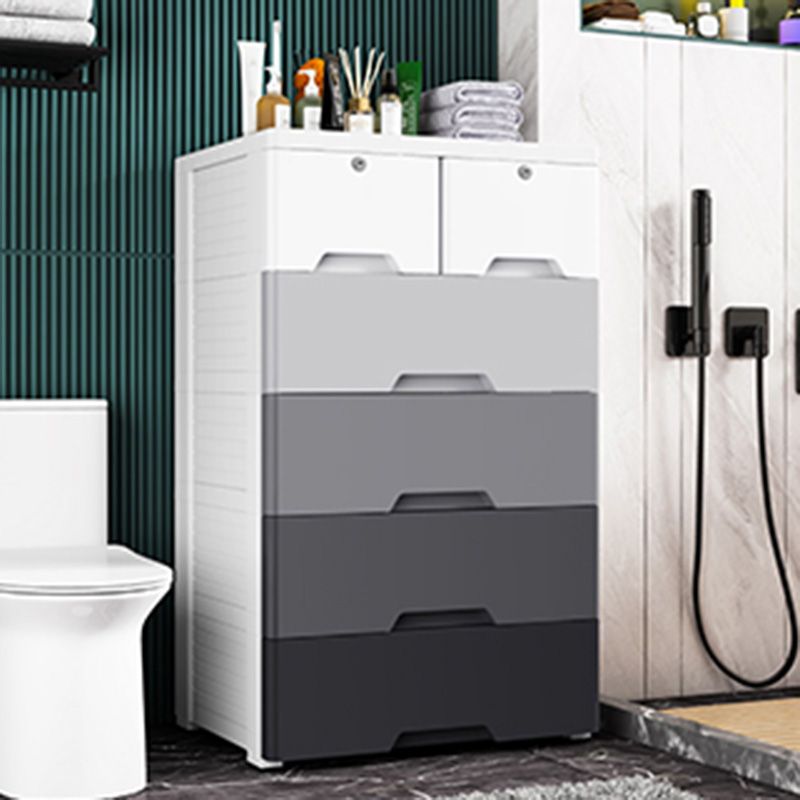 Rectangular Plastic Storage Cabinet Teen Style Simple Bedroom Wardrobe