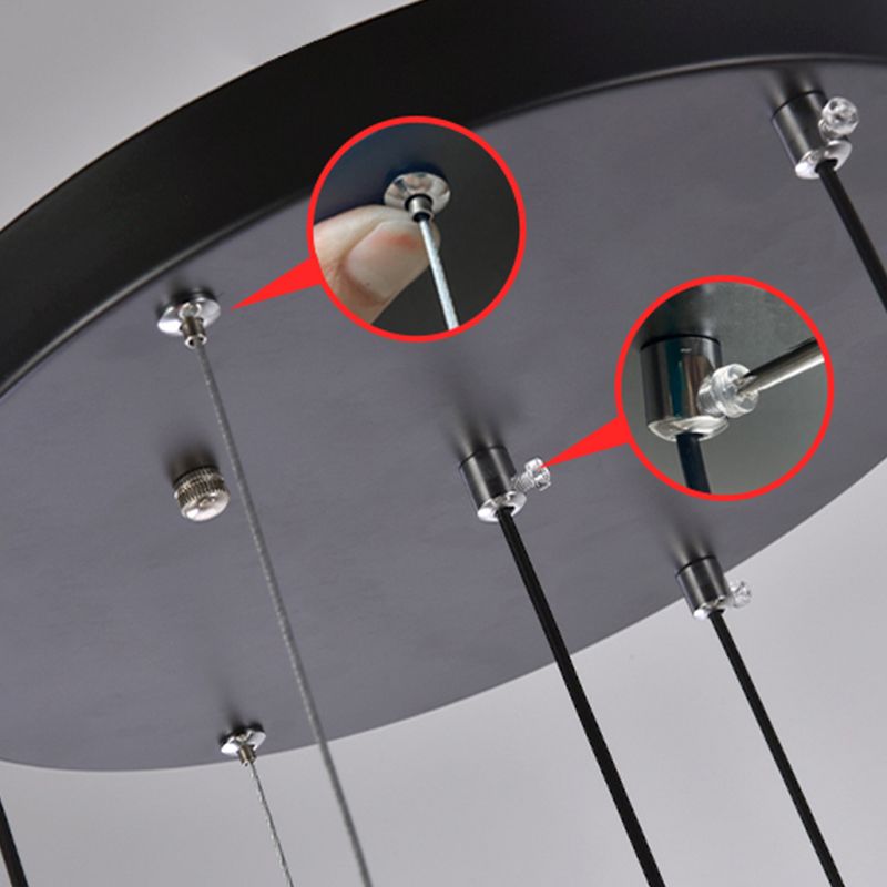 Nordic Crystal Chandelier Geometric 5 Lights Chandelier Pendant for Living Room