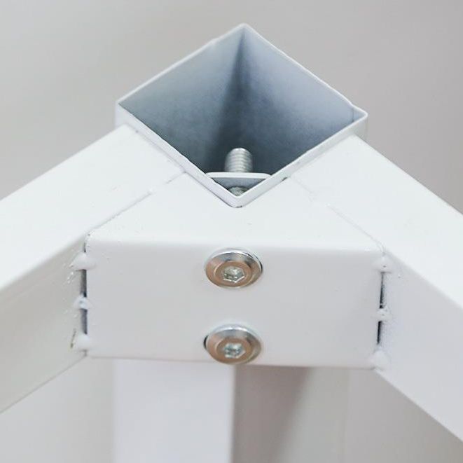 Contemporary Manufactured Wood Bar Table with Metal Base for Home