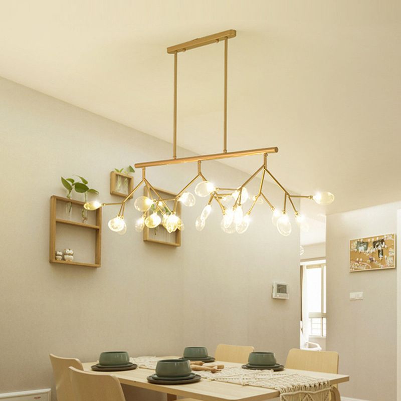 Nordic Modern Style Firefly Island Light Indoor Firefly Hanging Lamp for Dining Room