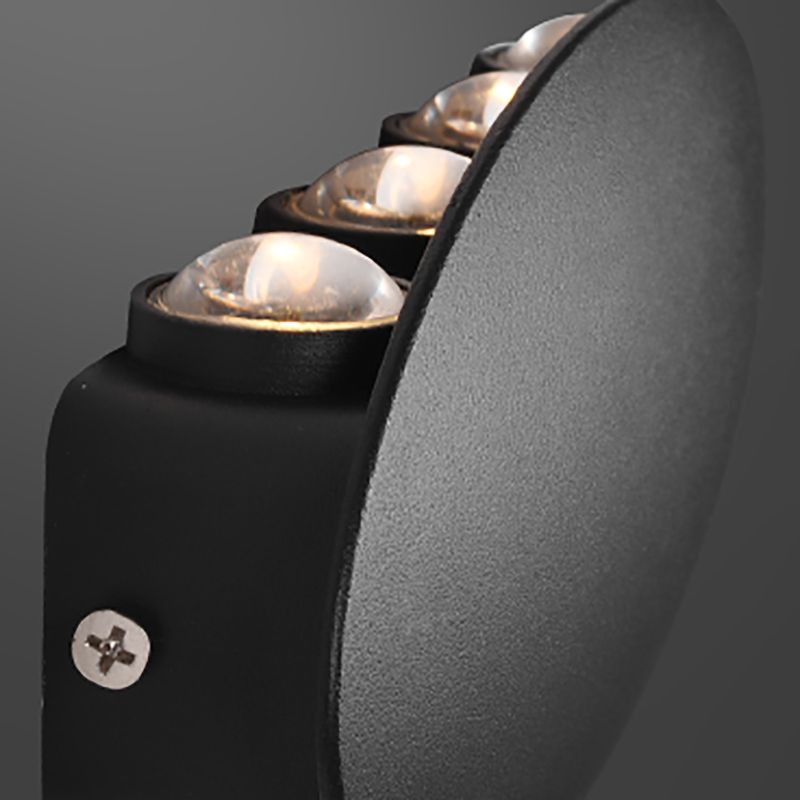 Multi Lights Geometric Wall Lights Modern Style Metal Wall Washer Sconce