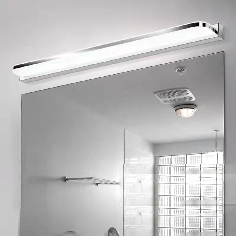 Luz de tocador LED moderno Simple Long Forma de forma frontal de forma frontal para el baño