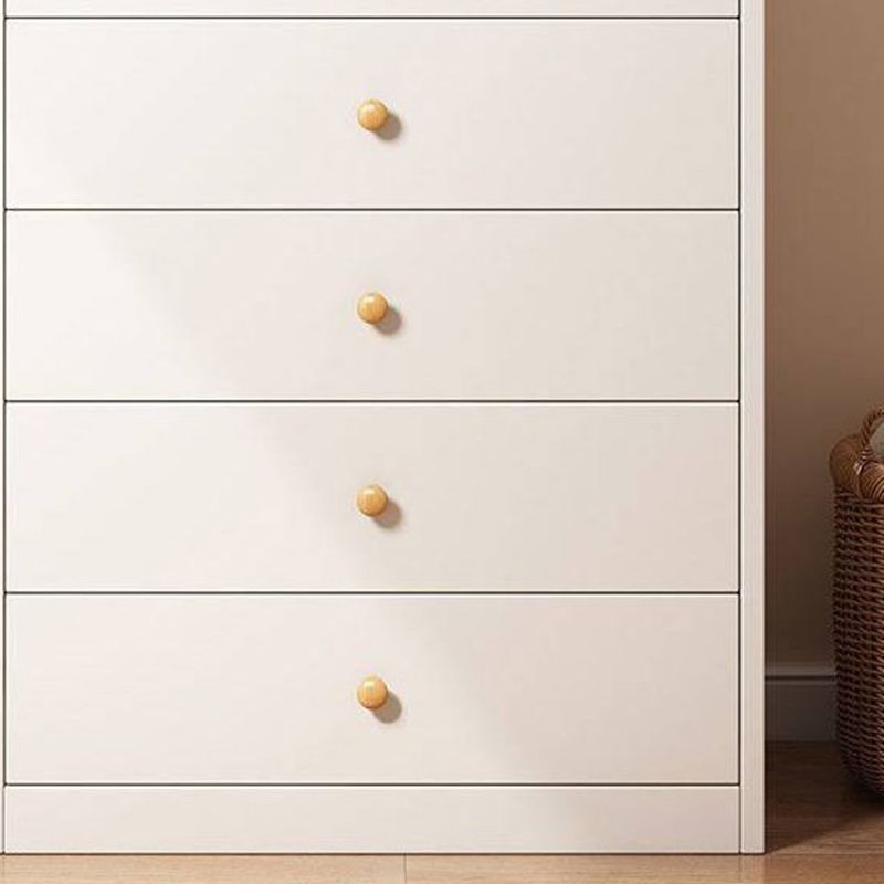 Wood Accent Chest with Drawers 12.59" Wide Modern Standard Accent Chest