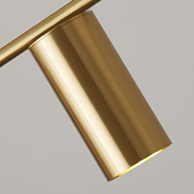 Modern Dining Chandelier Light Cylindrical Shade Pendant Light Fixture for Dining Room