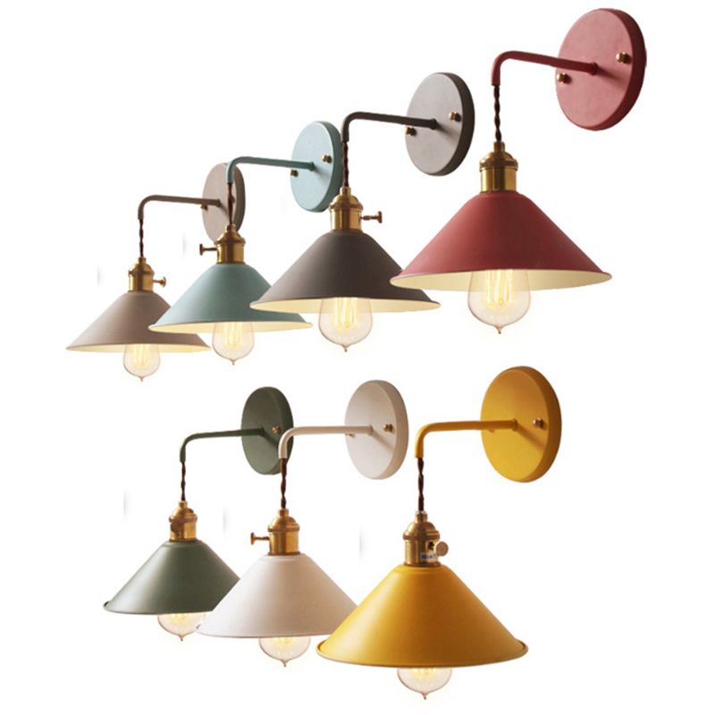Modern Wall Lamp Household Colorful Metal Wall Mount Lighting for Sitting Room