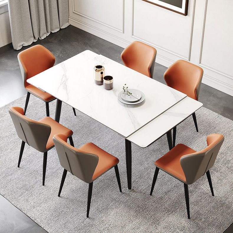 Rectangle Dining Site Table Simplicity Style Dining Room Collection with 4-foot