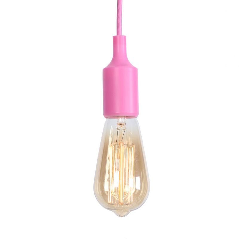 Multi-couleurs en option en option unique suspension de style macaron de lumière simplicité mini-pendant lampe pour les escaliers Corridor