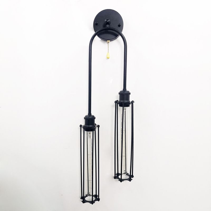 2 Light Wall Mount Light Fixture Industrial Wall Mounted Lighting for Living Room