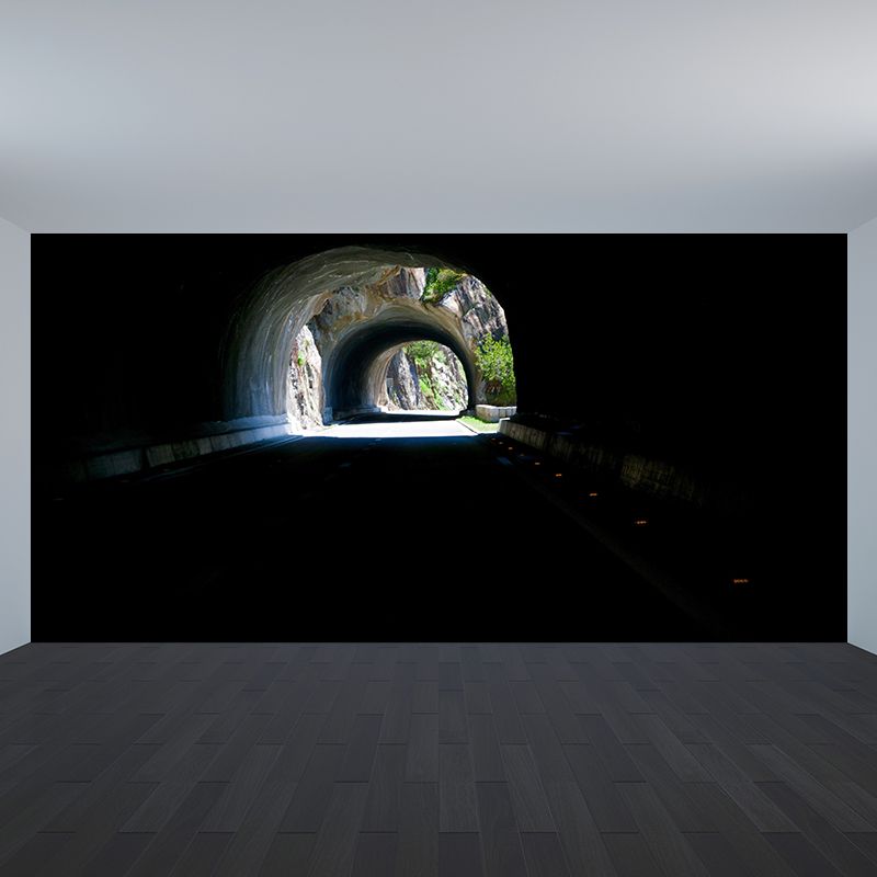 Space Extension Mural Wallpaper Mildew Resistant Wall Covering for Decoration