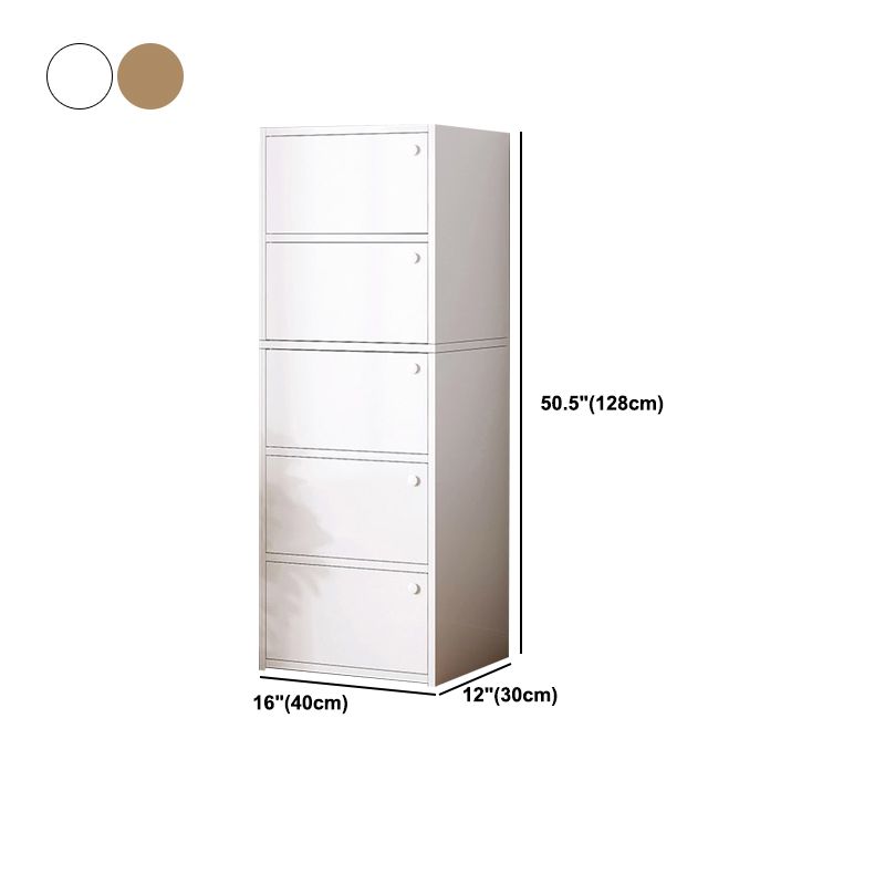 Contemporary Rectangle Standard Wood Knobs Natural Or White Cabinet