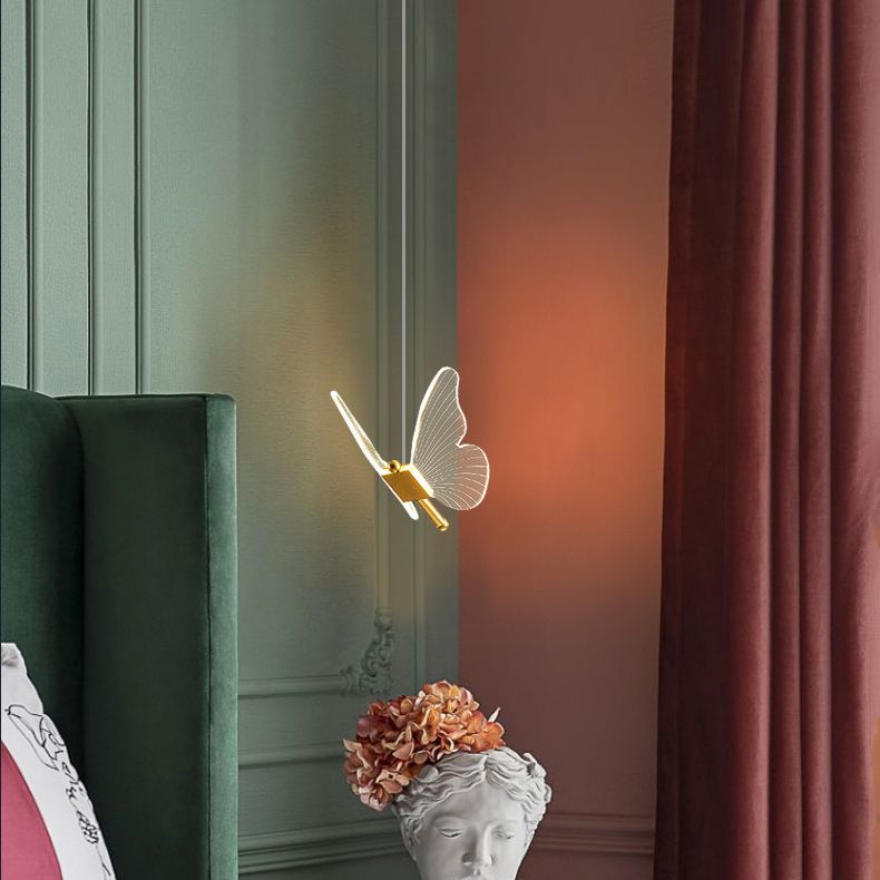 Moderner Stilfeuerleuchten Acryl -Multi -Lichter -Federbeleuchtung