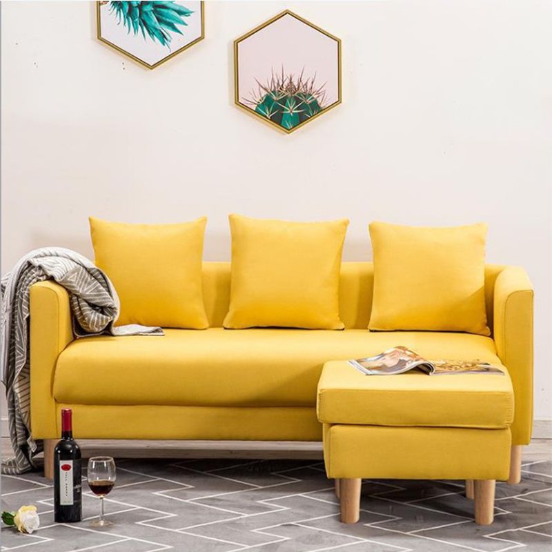 23.22" H Tuxedo Arm Sofa Contemporary Standard Sofa for Apartment