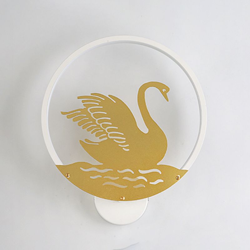 Kids Style Unique Shape Wall Light Metal 1 Light Wall Mounted Light Fixture