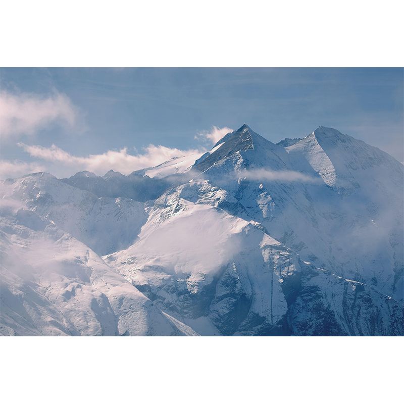 Photography Mountain Mural Environment Friendly Wallpaper for Home Decor