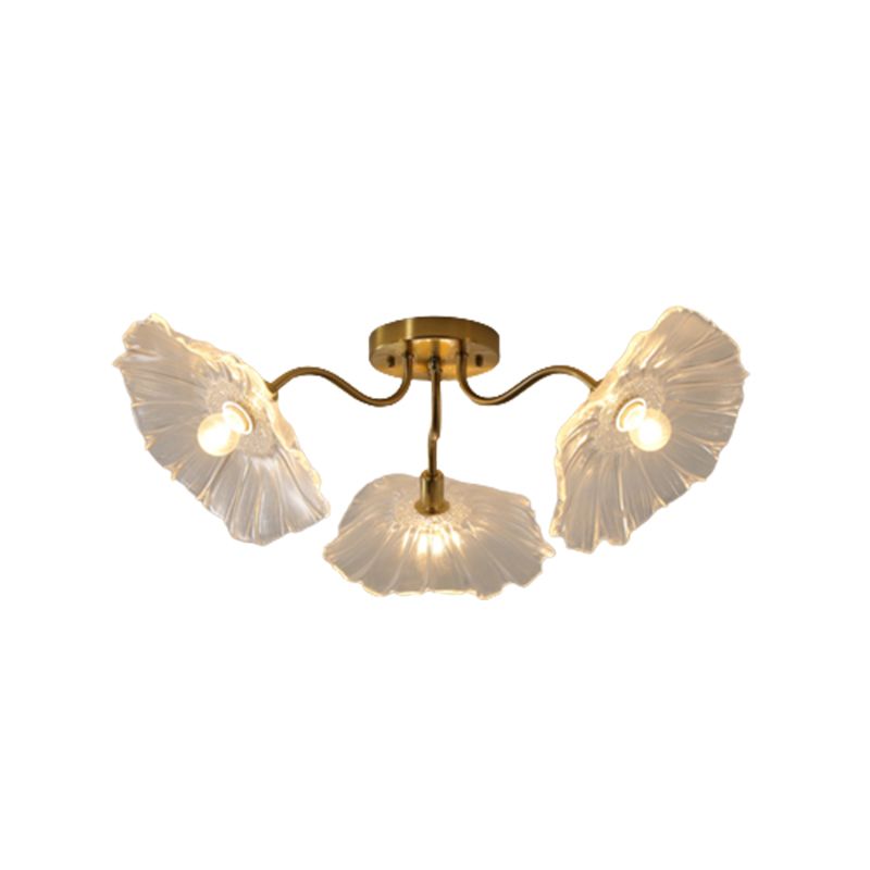Glass Ceiling Mount Light Fixture Nordic Style Ceiling Light Fixture
