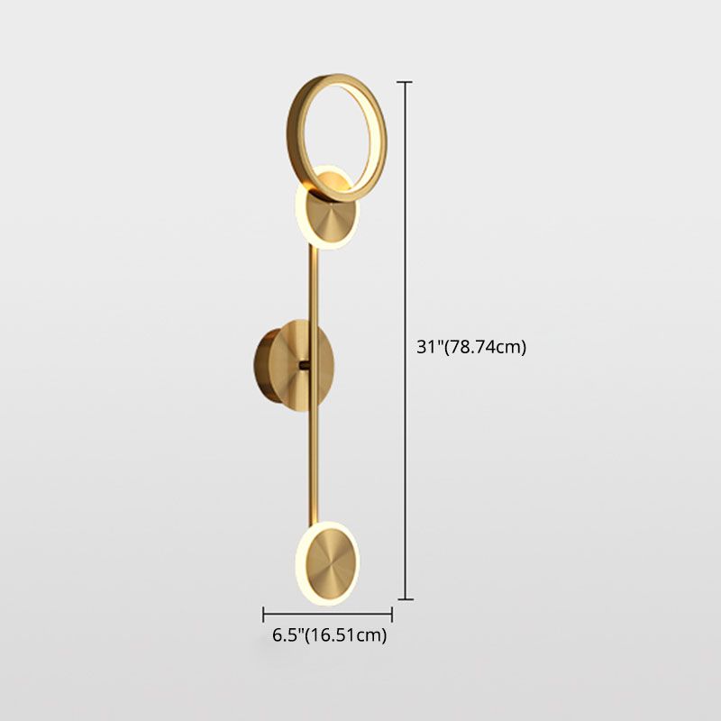 Acrylic Wall Light Nordic Modern Linear LED Wall Sconce for Living Room