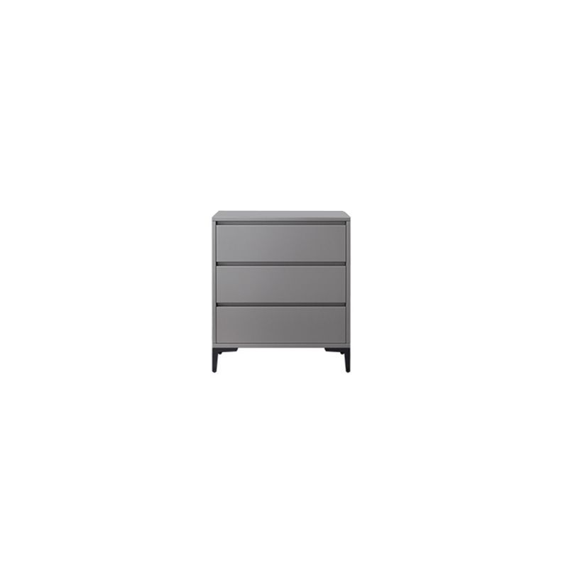 Contemporary Rectangle Accent Chest, Wooden Chest in Grey with Drawers