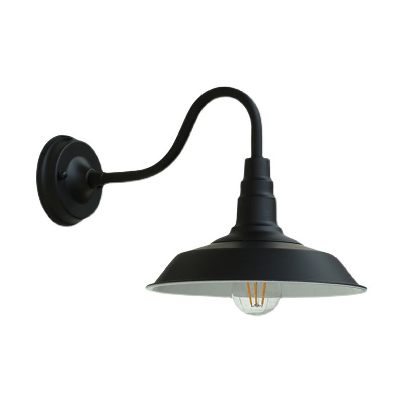 1 Light Metal Geometric Shade Wall Lighting Industrial Style Wall Mounted Light Fixture