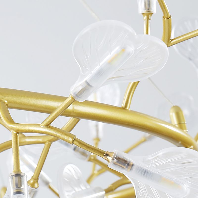 Landeliers modernos para comedor accesorios de luz orbicular colgante de lámpara de metal