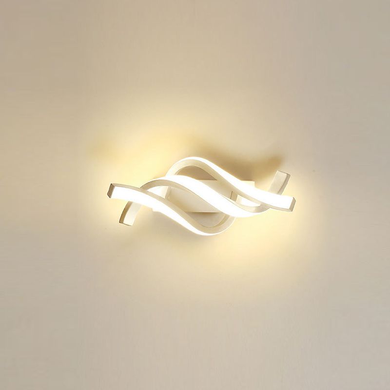 Nordischer Metall Wandleuchte lineare LED -Wandleuchte für Wohnzimmer