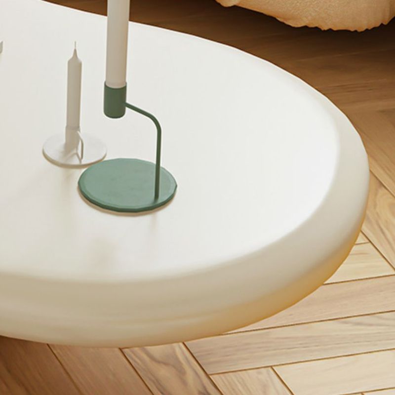 Modern 4 Legs Cocktail Table Glam Wooden Geometric Coffee Table