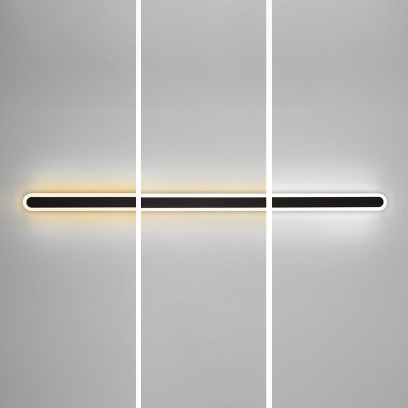 Lineare Schatten Metallwandbeleuchtung modern