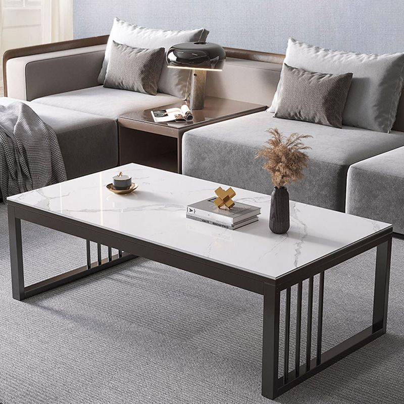 No Distressing Sled Coffee Table Rectangle Slate Single Coffee Table