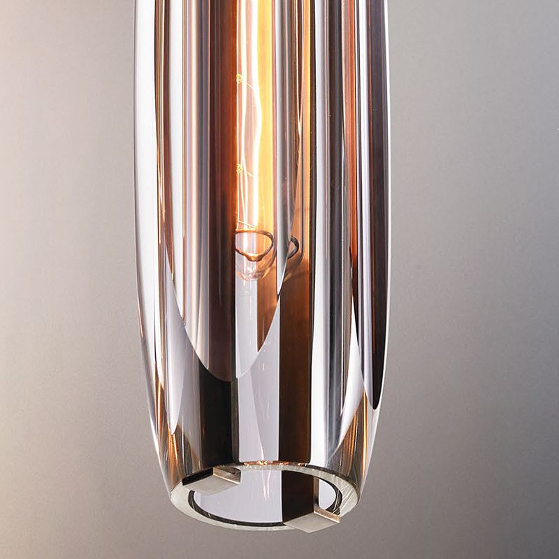 Moderner Luxusstil Hängsbeleuchtung mit einstellbarem Kabelkristall 1 Light Pendell Light Kit