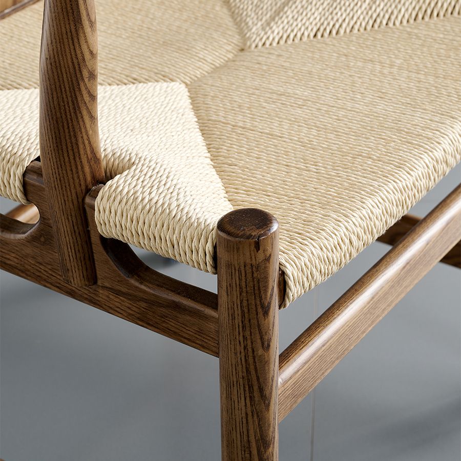 Sillas de comedor tradicionales de madera maciza, sillones de cocina con respaldo de listones