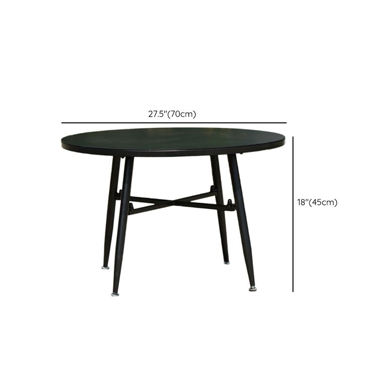 Boho Iron Circular Dining Table 1/3/4/5 Pcs Patio Dining Set
