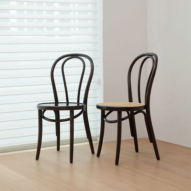 Country Style Solid Wood Chair Windsor Back Side Kitchen Dining Room Chairs