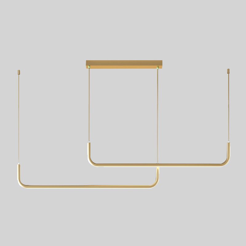 Overlapping Island Pendant Lights Ultra-Contemporary Acrylic Island Pendant Lights for Restaurant