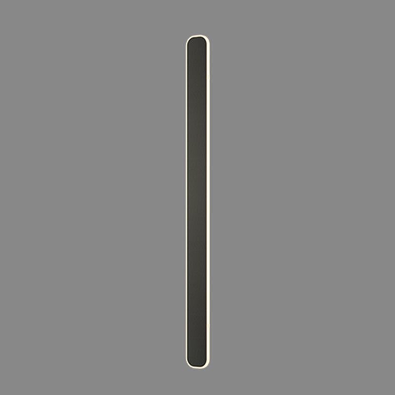 Modern Metal Wall Sconce Rectangle Shape Wall Light with Acrylic Shade for Bedroom