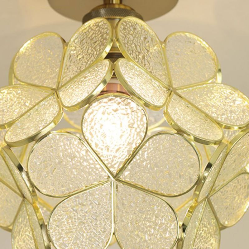 Modern Ceiling Light Creative Glass Flush Mount Light for Living Room