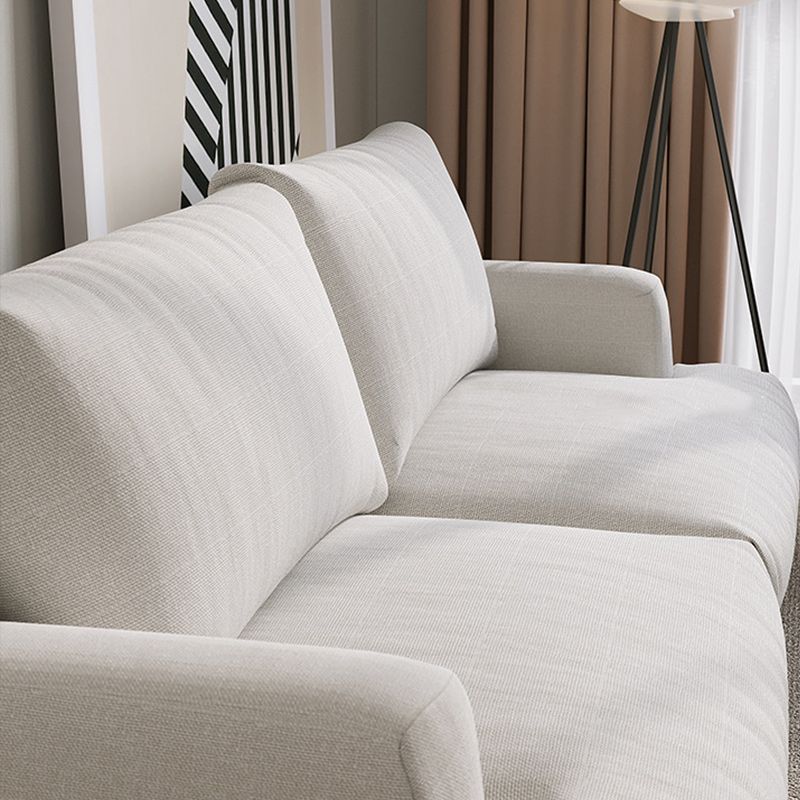 Fabric 3 Seater Living Room Contemporary Standard Sofa Chaise