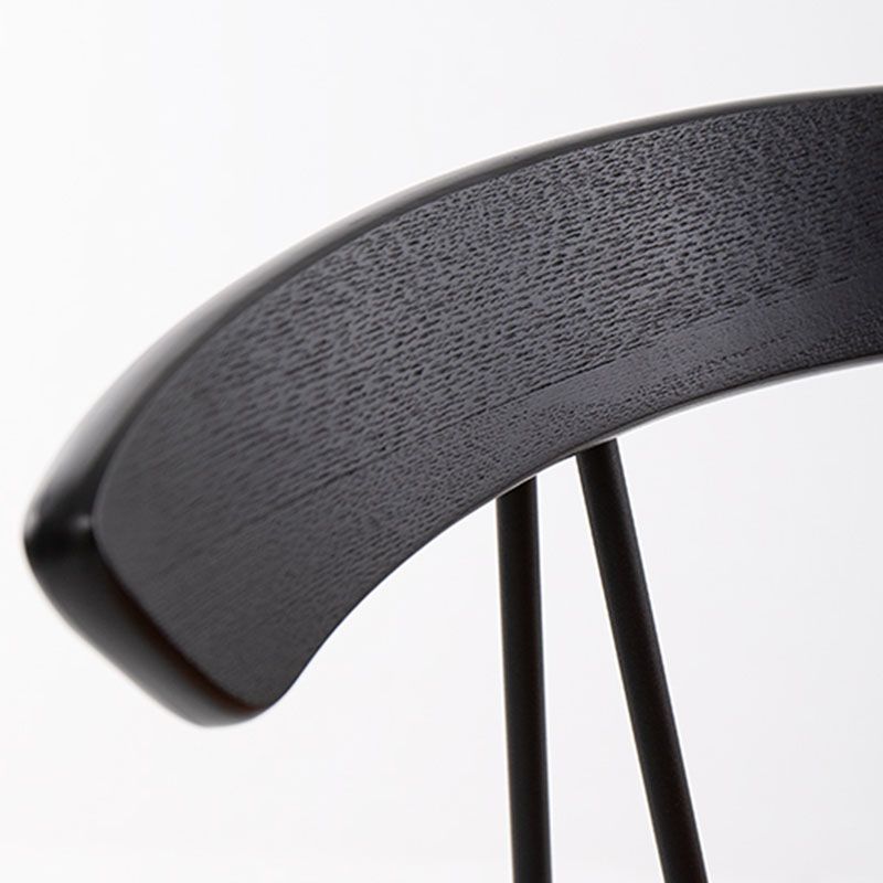 Industrial Matte Finish Leather Barstool Footrest Home Stool