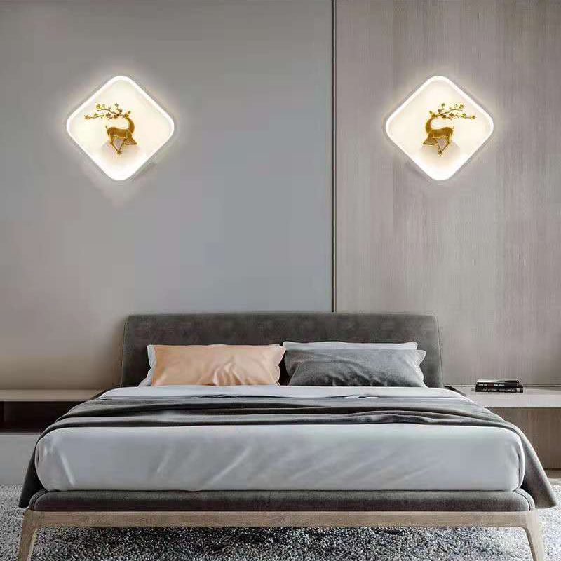 Nordic moderne Mall Mount LED LED simple Mur Wall Sconce lampe pour le salon
