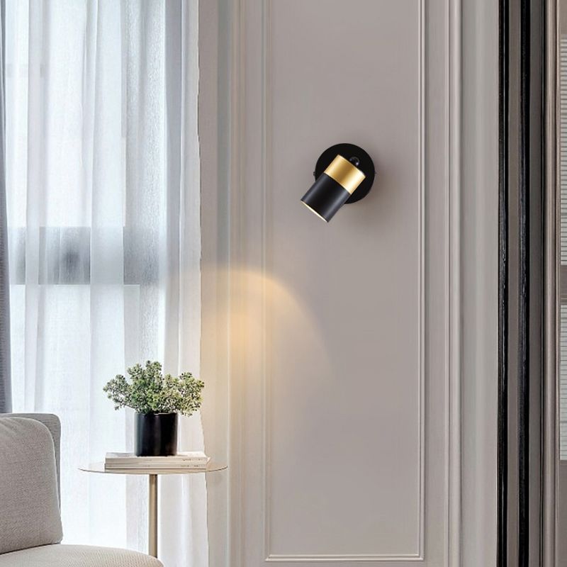 Modern Style Wall Lamp Aluminum Shade Wall Sconce Lighting for Bedroom