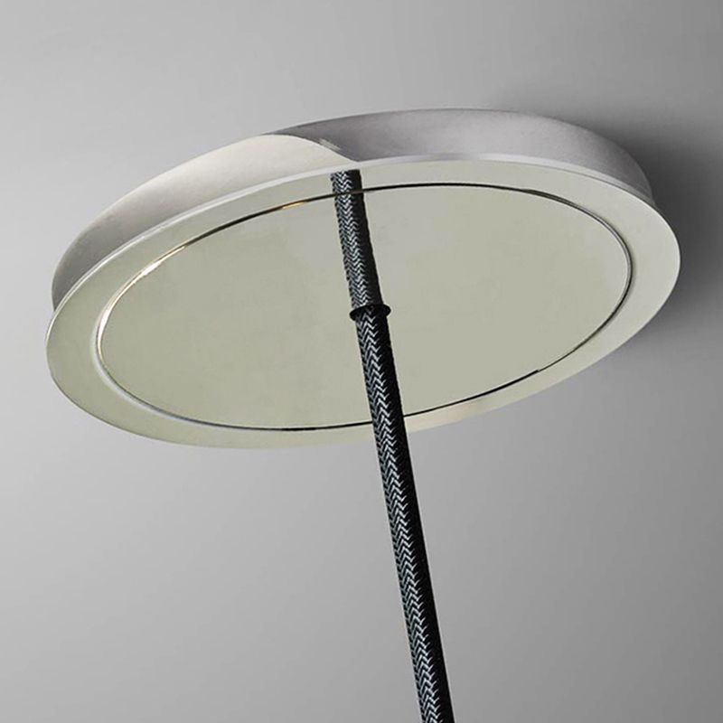 Cylindrical Shape Crystal Chandelier Pendant Light Simple Modern Style Indoor Ceiling Hanging Light