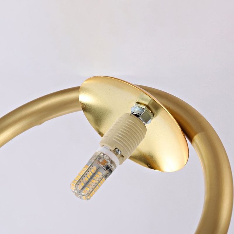 Glass Ball Shaped Hanging Lamp Kit Modern Style 1 Light Suspension Pendant