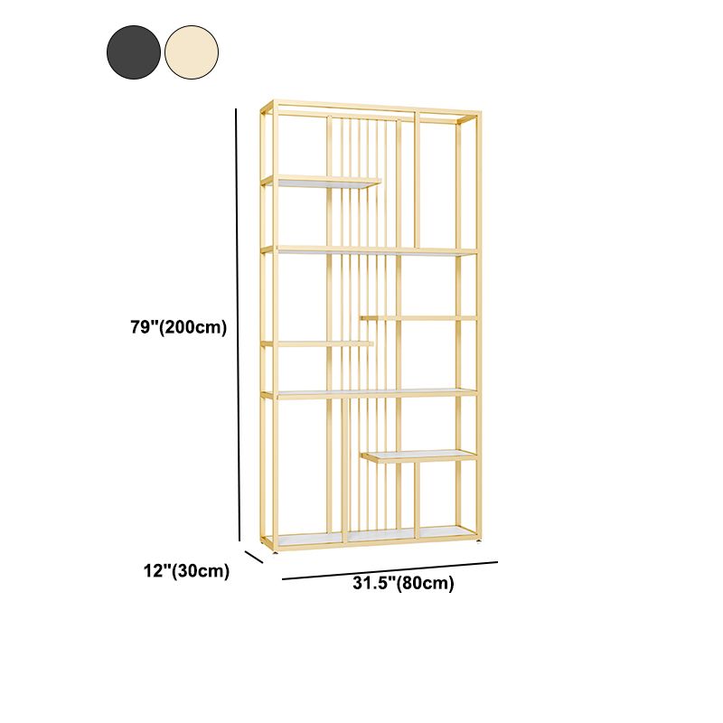 Libreria etagere aperta industriale telaio in ferro -scaffale in legno fabbricato scaffale