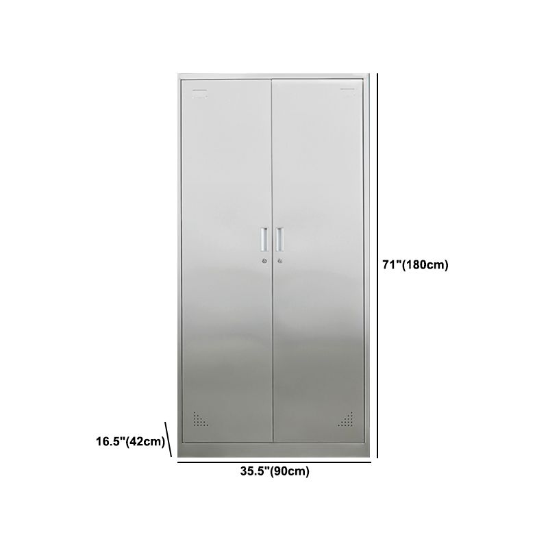Metal Industrial Cabinet for Bathroom Steel Storage Cabinet with Hinged Door