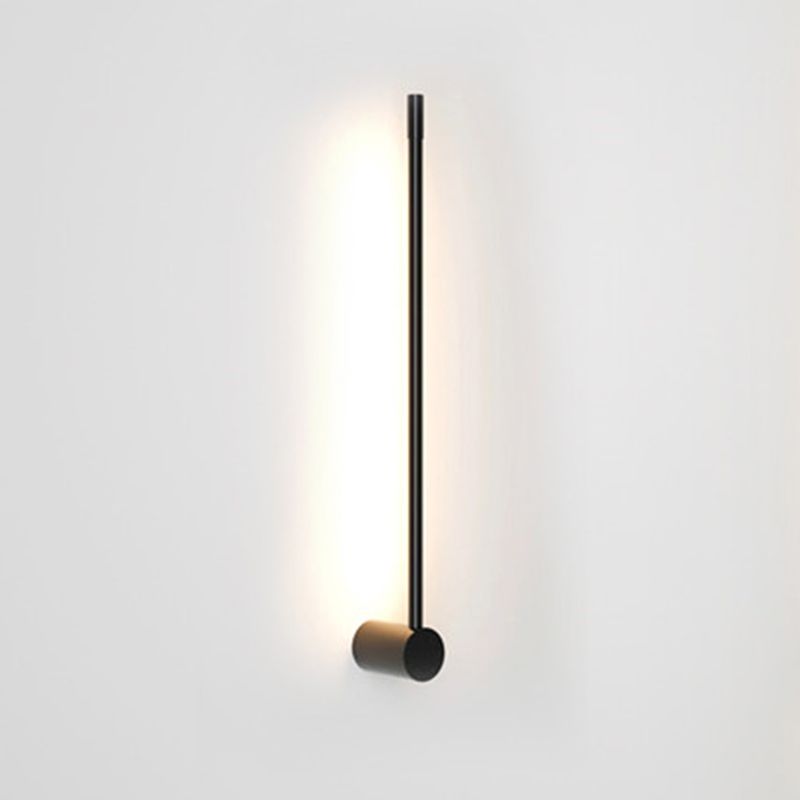 Minimalist Metal Wall Light Straight Shape LED Wall Sconce for Bedroom