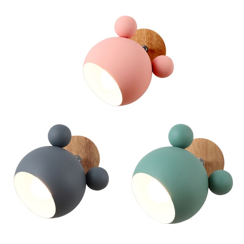 Nordic Style Semicircle Wall Mount Lighting Metallic Wall Mounted Light Fixture for Bedroom